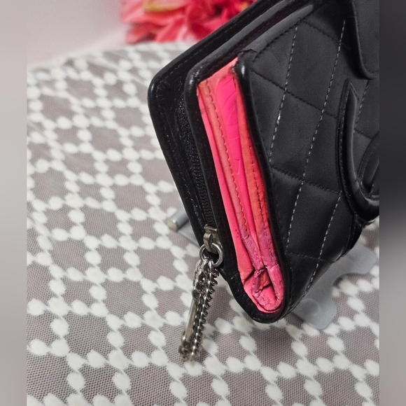 Authentic Chanel Bifold Cambon line wallet with Box/ Card - Picture 5 of 17